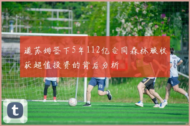道苏姆签下5年112亿合同森林狼收获超值投资的背后分析
